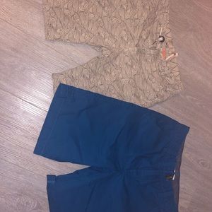 Boys Shorts Crazy 8 (New) And Zara (Used) 6-7 y